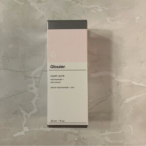 Glossier SUPER PURE Niacinamide + Zinc Face Facial Serum 30ml/1oz Full Size